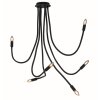Lutec LOVER Ceiling Light black, 6-light sources