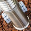 Dakar pedestal light Stainless steel color, 1-light source