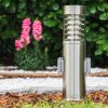 Dakar pedestal light Stainless steel color, 1-light source