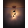 Pendant Light Globo HUNKEL red, 3-light sources