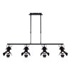 Pendant Light Globo EGON black, 4-light sources