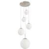 Steinhauer BOLLIQUE ceiling light stainless steel, 5-light sources