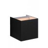 Lucide Cubo wall light black, 1-light source