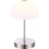 Globo table lamp LED matt nickel, 1-light source