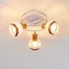 Bariloche Ceiling Light chrome, white, 3-light sources