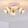 Bariloche Ceiling Light chrome, white, 3-light sources