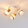 Bariloche Ceiling Light chrome, white, 3-light sources