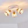 Bariloche Ceiling Light chrome, white, 3-light sources