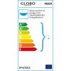 Globo EDISON ceiling light white, 1-light source