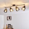 RIETI Ceiling Light black, 4-light sources
