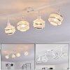 LIMASSOL Ceiling Light chrome, white, 4-light sources