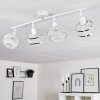 LIMASSOL Ceiling Light chrome, white, 4-light sources
