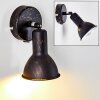 POLMAK wall spotlight black-gold, 1-light source