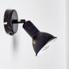 POLMAK wall spotlight black-gold, 1-light source