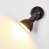 POLMAK wall spotlight black-gold, 1-light source