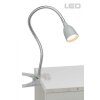 Brilliant ANTHONY Clamp light LED titanium, 1-light source