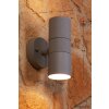 Konstsmide MODENA wall light grey, 2-light sources