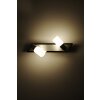 Trio wall light LED aluminium, chrome, stainless steel, 2-light sources
