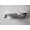 Trio wall light LED aluminium, chrome, stainless steel, 2-light sources