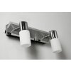Trio wall light LED aluminium, chrome, stainless steel, 2-light sources