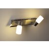 Trio wall light LED aluminium, chrome, stainless steel, 2-light sources