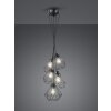 Reality MEIKE Pendant Light black, 5-light sources