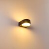 HADERSLEV Outdoor Wall Light black, 1-light source