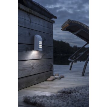 Konstsmide PRATO wall light 3 C batteries (not included) LED white, 1-light source, Motion sensor