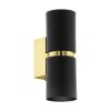 Eglo PASSA wall light LED gold, black, 2-light sources