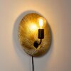 Calcasieu Wall Light black-gold, 1-light source