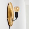 Calcasieu Wall Light black-gold, 1-light source