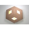 Bopp-Leuchten BOX COMFORT Ceiling Light LED gold, pink, 3-light sources