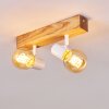 Barbengo Ceiling Light Light wood, white, 2-light sources