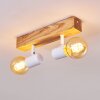 Barbengo Ceiling Light Light wood, white, 2-light sources