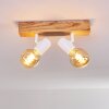 Barbengo Ceiling Light Light wood, white, 2-light sources