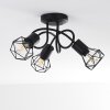 Baripada Ceiling Light black, 3-light sources