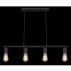 Pendant Light Globo MOSSABI black, 4-light sources