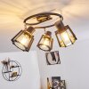 RIETI Ceiling Light black, 3-light sources