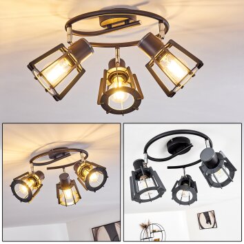 RIETI Ceiling Light black, 3-light sources
