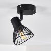 Ceiling Light Holbol black, 1-light source