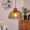 Besancon Pendant Light brown, black, 1-light source