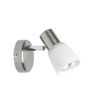 Brilliant LUCA wall spotlight white, 1-light source