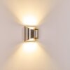 VANO outdoor wall light LED matt nickel, 2-light sources