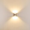 VANO outdoor wall light LED matt nickel, 2-light sources