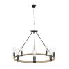 Globo ULLEU Pendant Light black, 8-light sources