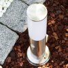 Caserta pedestal light, floor lamp, path light Stainless steel color, 1-light source, Motion sensor
