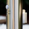 Caserta pedestal light, floor lamp, path light Stainless steel color, 1-light source, Motion sensor