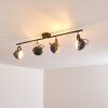 FOVERUP Ceiling Light chrome, grey, 4-light sources