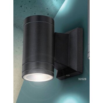 Globo GANTAR outdoor light grey, black, 1-light source