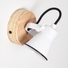 Skodsbol Wall Light brown, white, 1-light source
